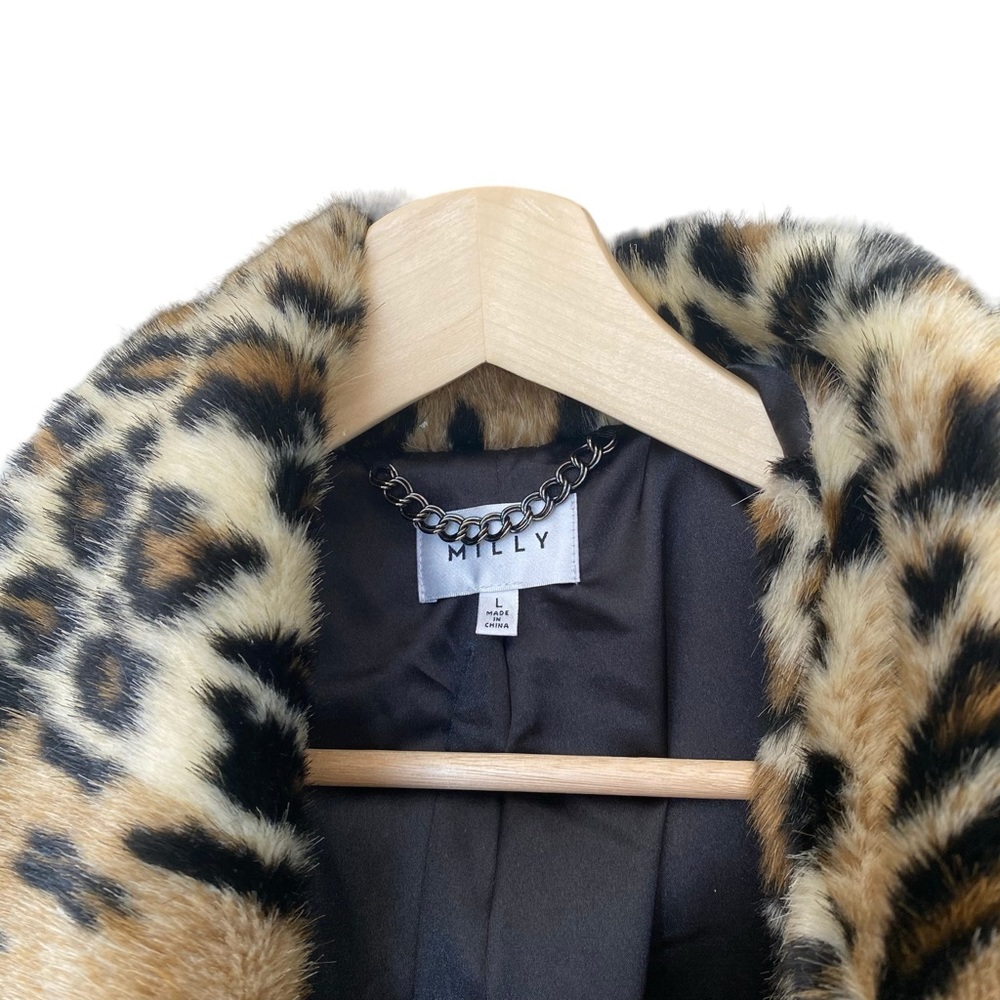 Milly Leopard Print Jacket - Picture 3 of 7